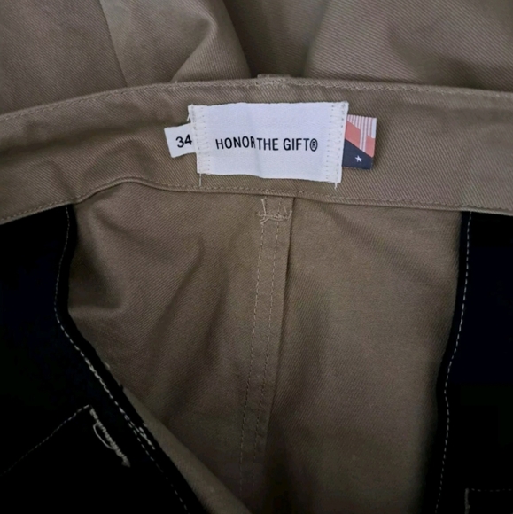 Honor the Gift The Gift Shop Shorts Khaki Shorts Size 34 - Picture 8 of 10